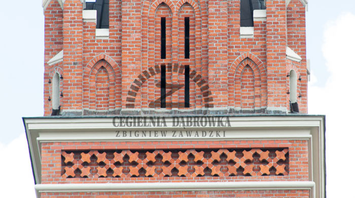 Kościół pw Wniebowzięcia Najświętszej Marii Panny Łódź - cegła i kształtki ceglane do uzupełnienia elewacji