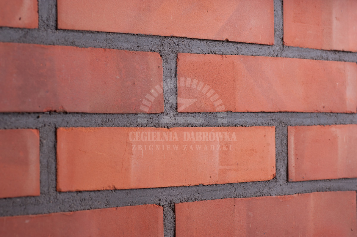 Cegła na ścianę CE, tradycyjna cegła licowa bez mocnych przebarwień i przepaleń, klasyczny wygląd cegły