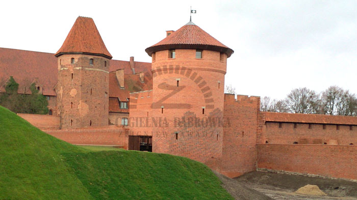 Cegły do przemurowań - zamek Malbork