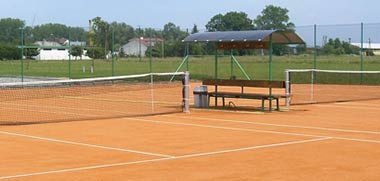 Korty tenisowe Rudawa - mączka ceglana