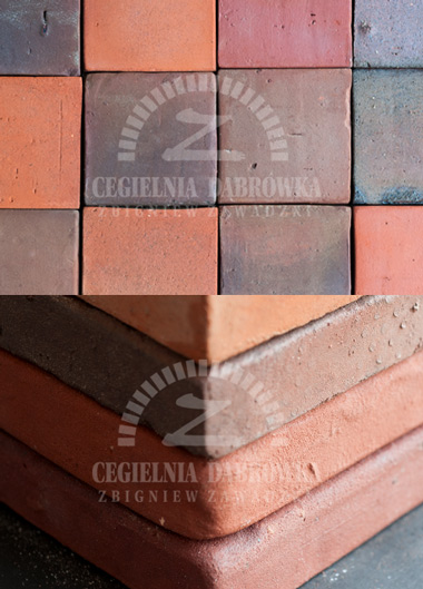 Ceglana płytka podłogowa mix